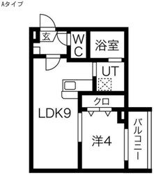 パロス瓢箪山ラドノルテの物件間取画像